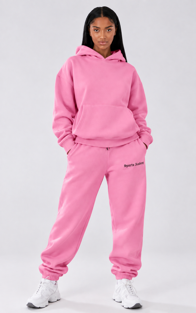 Premium Sand Sports Academy Puff Print Oversized Joggers