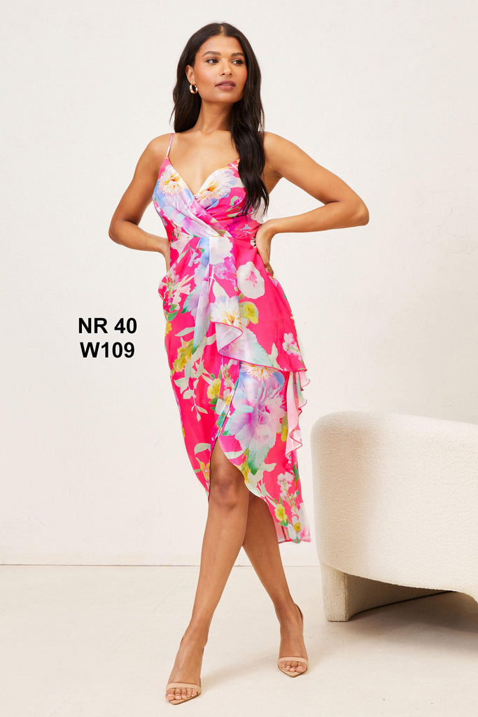 Lipsy Strappy Wrap Midi Dress