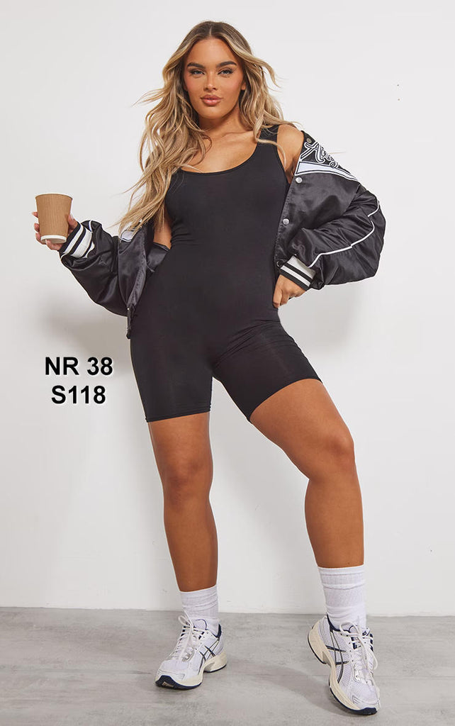 Lashanti Black Fitted Unitard