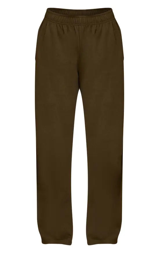 Jersey Mid Rise Wide Leg Pants Co-ord