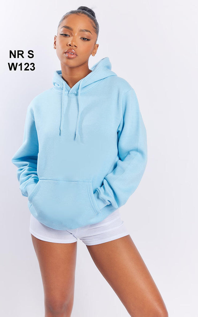 Baby Blue Oversized Fit Sweat Hoodie