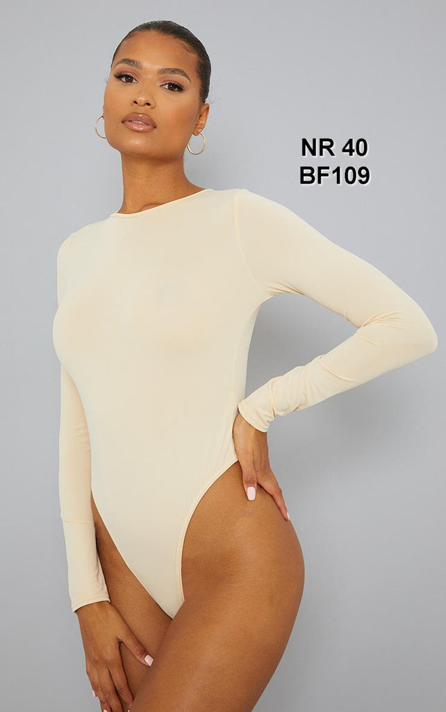 Stone Slinky Long Sleeve Bodysuit